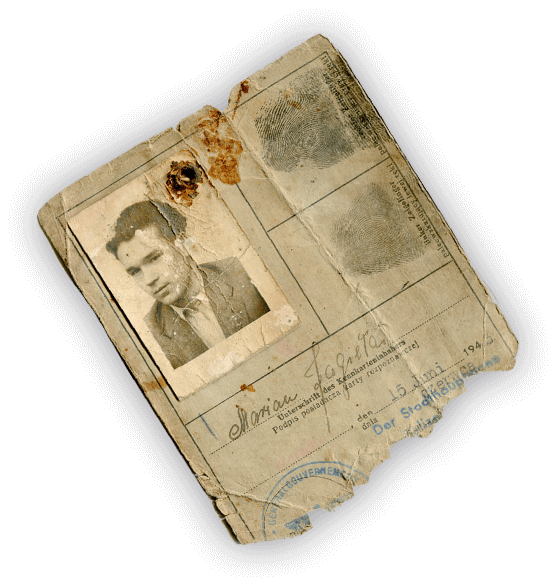 Muzeum Powtania Warszawskiego — dekoracja dokument powstańca