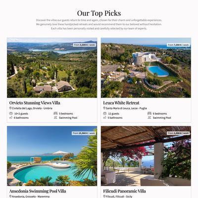 Soprano Villas — wille i apartamenty