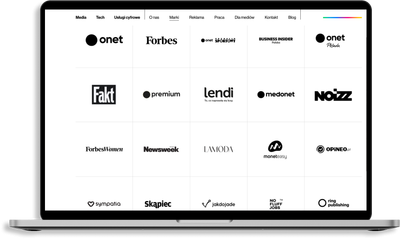 Strona RASP na MacBook