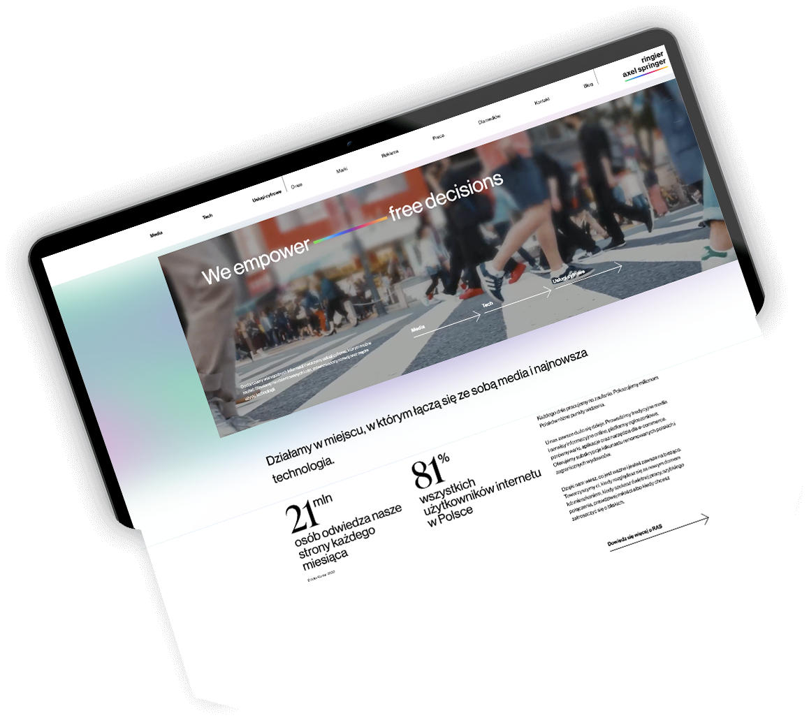 RASP — dekoracja strona główna