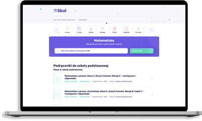 Strona Skul na MacBook