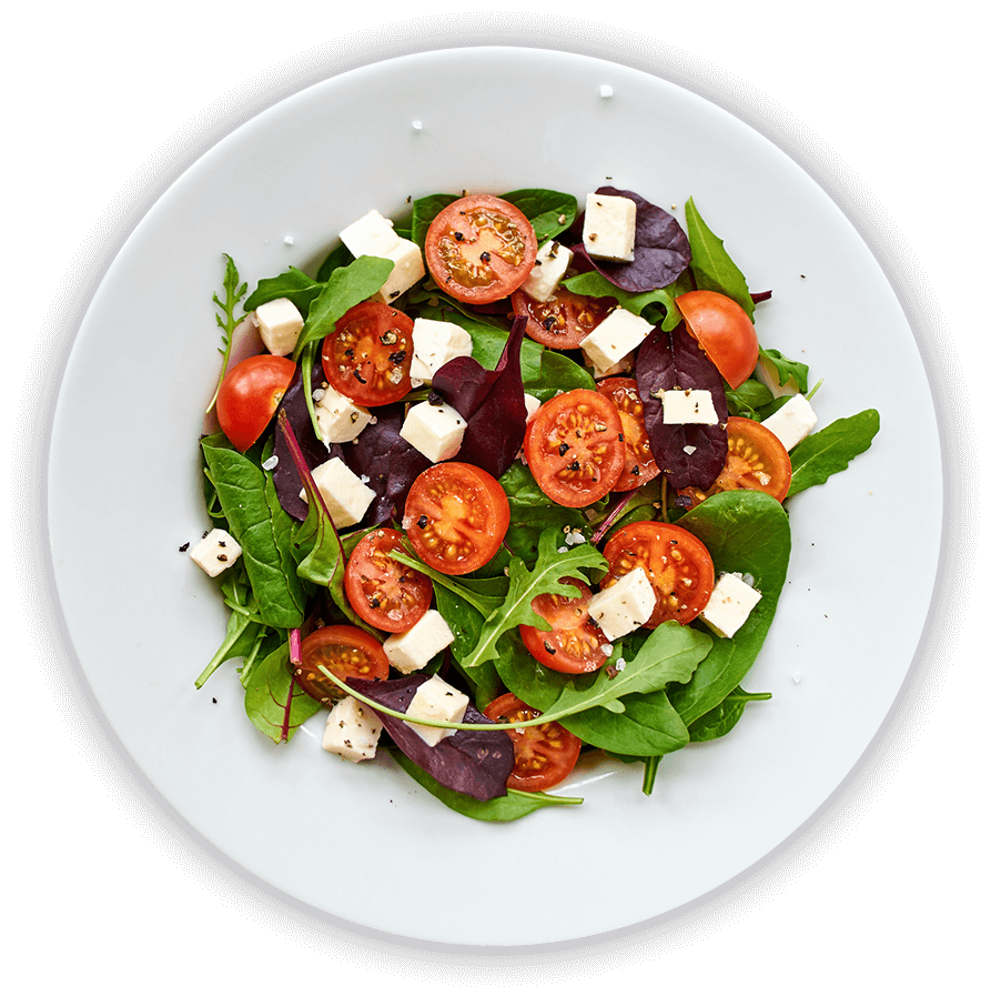 Smaker — dekoracja sałatka