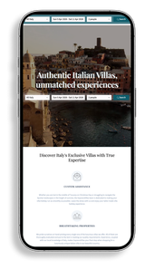 Strona Soprano Villas na iPhone