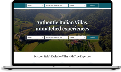 Strona Soprano Villas na MacBook