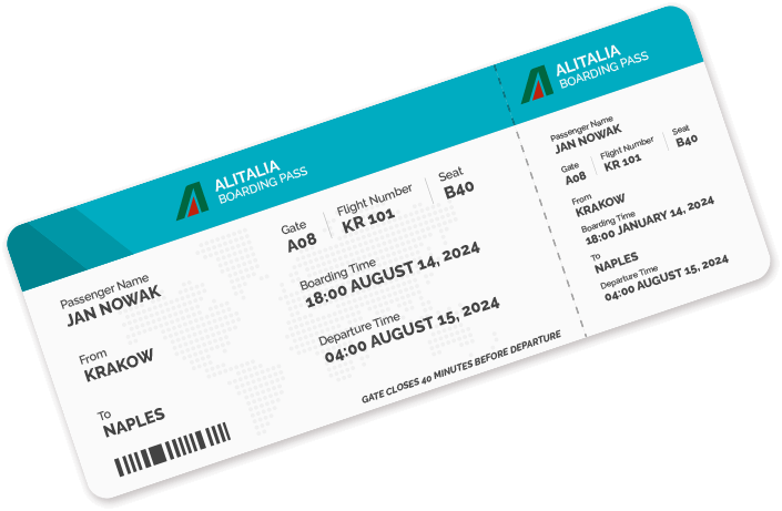 Soprano Villas — dekoracja bilet